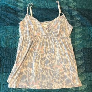 Soma matching pajama set leopard shorts and top